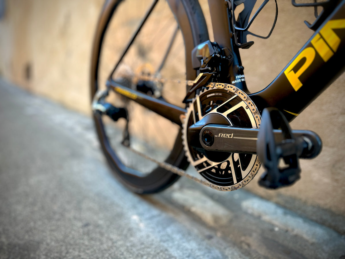 Pinarello Dogma X in black, built at In Velo Veritas in Old Sacramento
