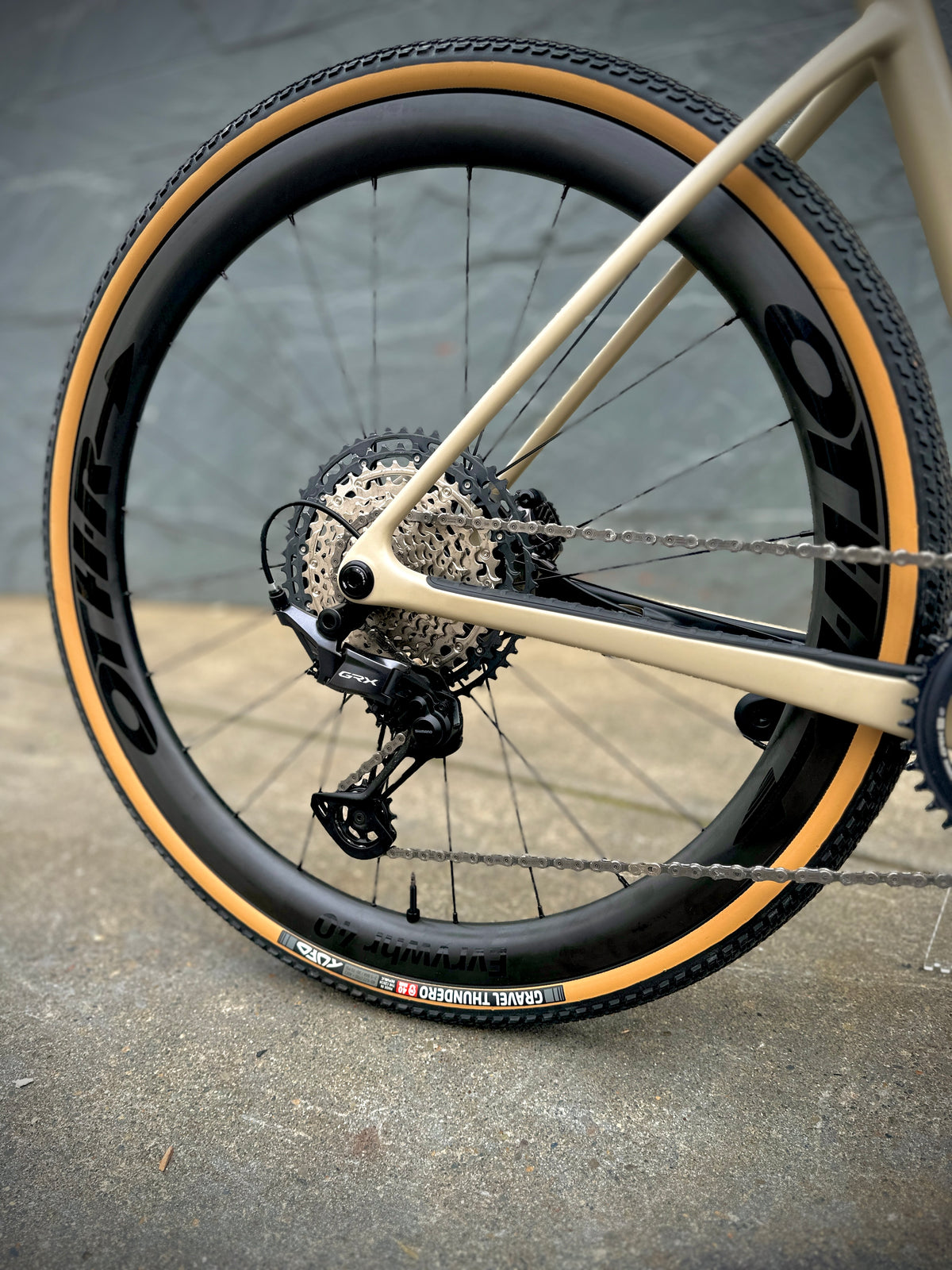 Enve MOG in sand, built at In Velo Veritas in Old Sacramento