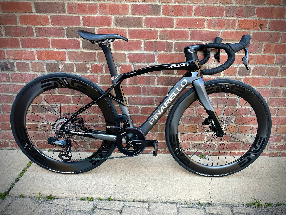 Pinarello Dogma X in grey, built at In Velo Veritas in Old Sacramento