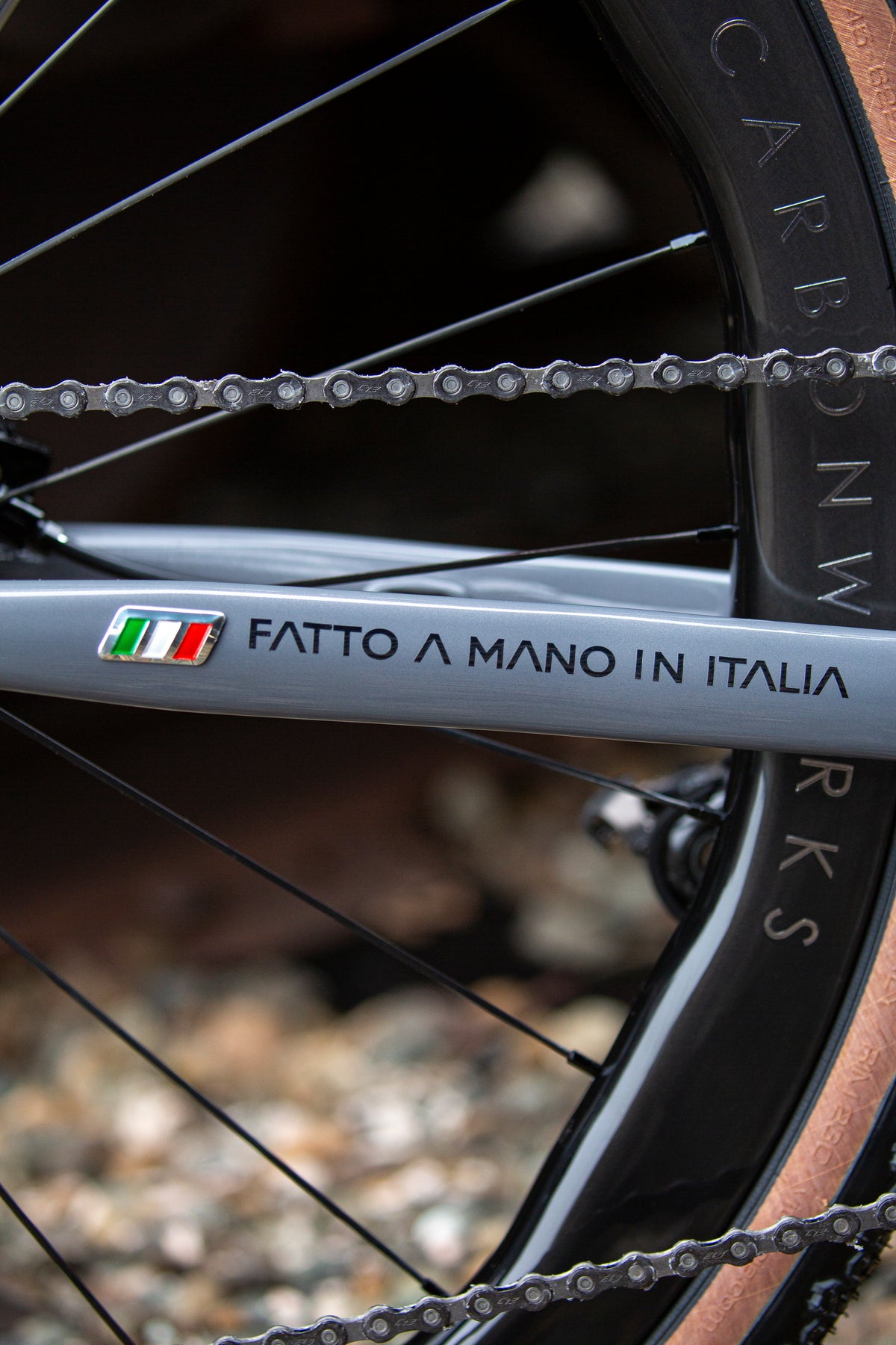 Battaglin Matera in grey with chrome, built at In Velo Veritas in Old Sacramento