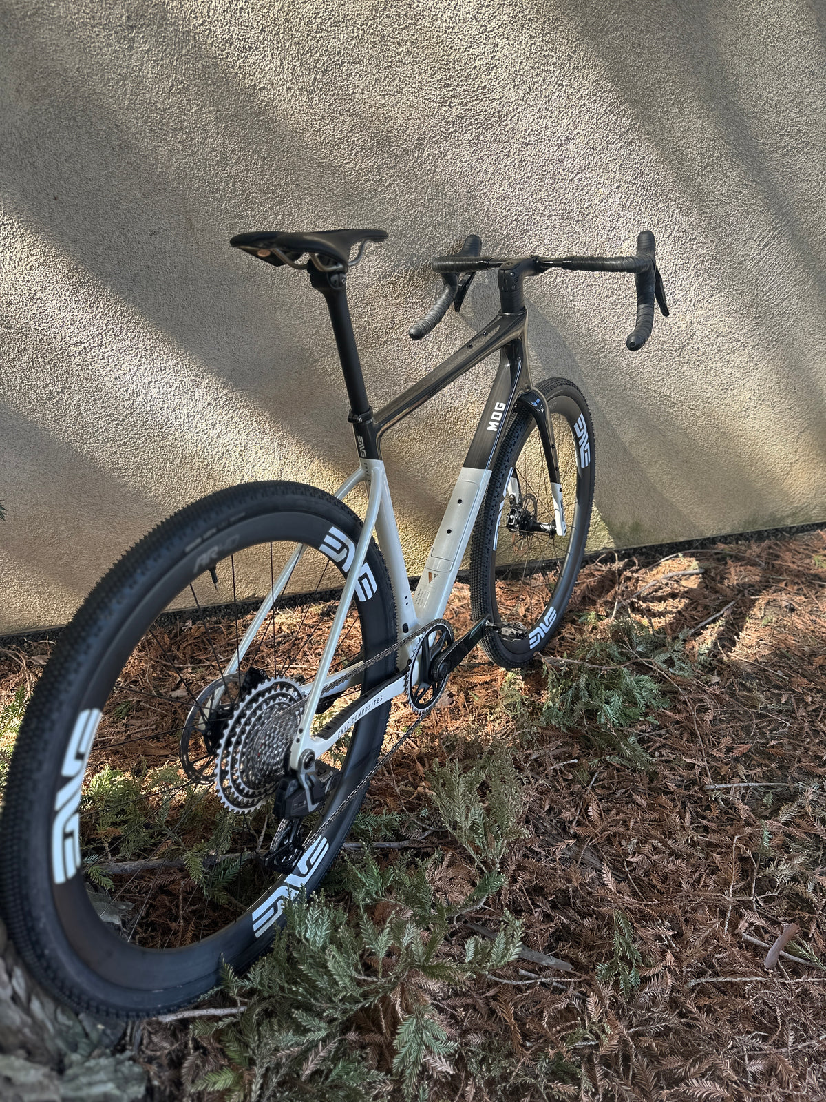 Enve MOG in Aspen White, built at In Velo Veritas in Old Sacramento