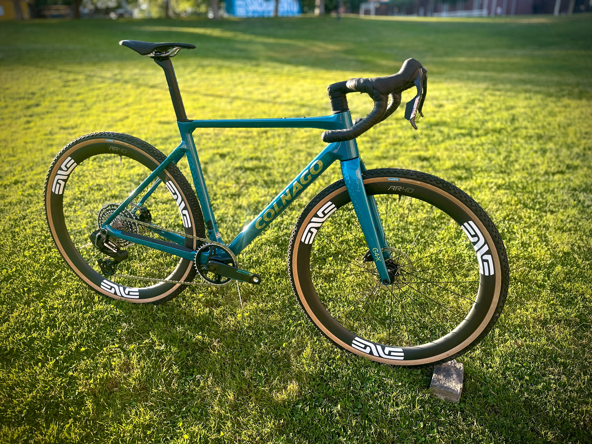 Colnago G4-X in blue, built at In Velo Veritas in Old Sacramento