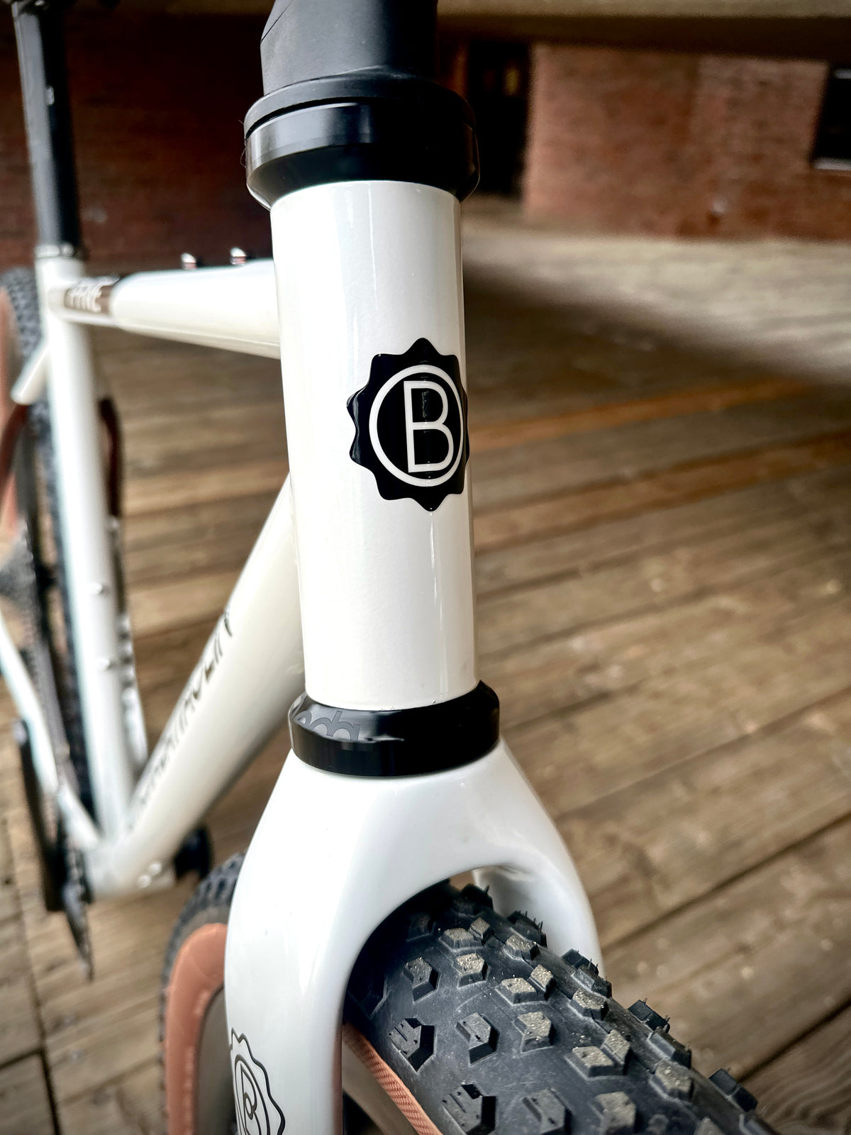 Battaglin Pavé in white and bronze chrome, built at In Velo Veritas in Old Sacramento