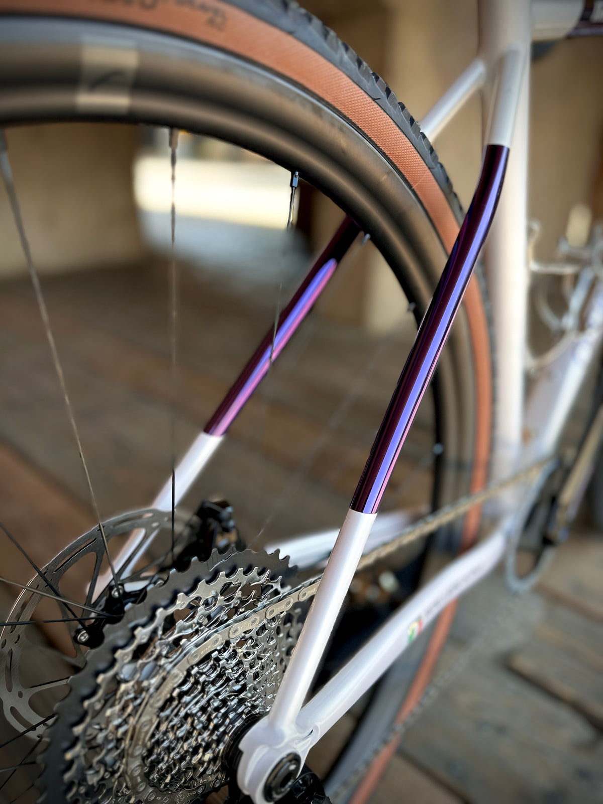 Battaglin Matera — White and Purple Chrome