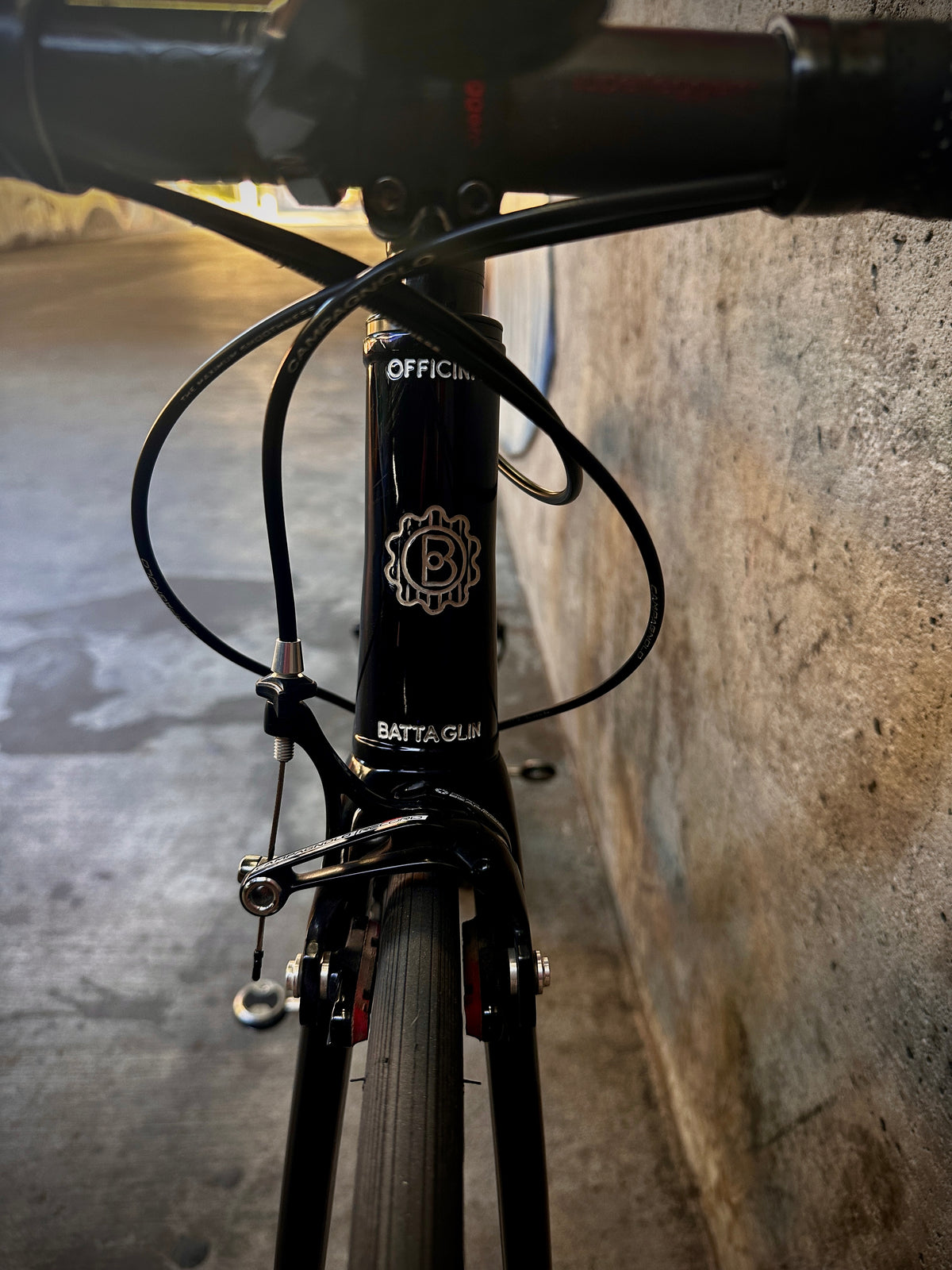Custom-painted Battaglin Portofino, built at In Velo Veritas in Old Sacramento