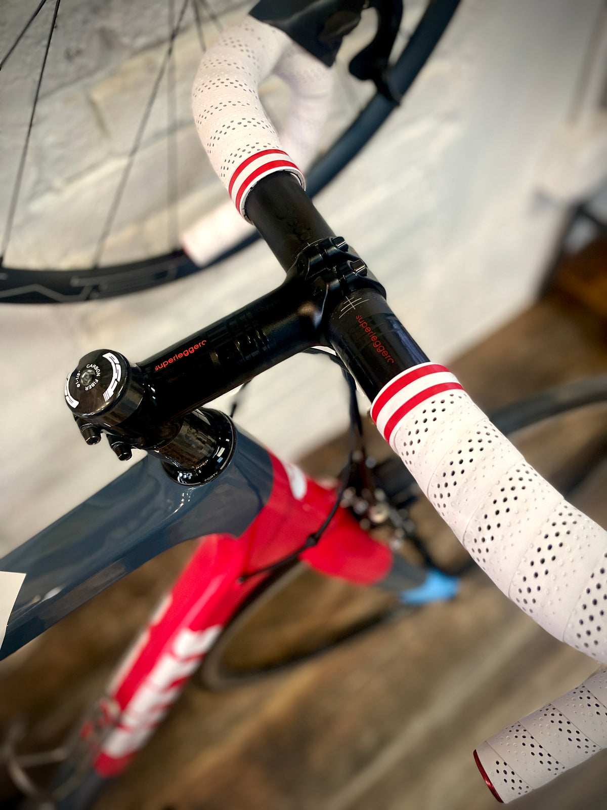 Ritte Ace in red tricolor, built at In Velo Veritas in Old Sacramento