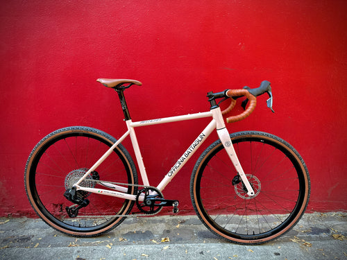 Battaglin Matera in pink, built at In Velo Veritas in Old Sacramento