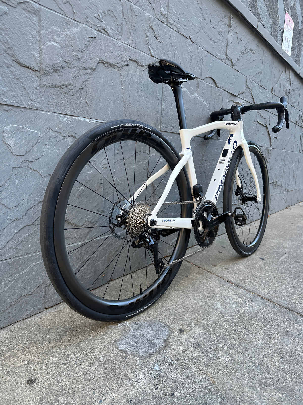 Pinarello F3 in white, built at In Velo Veritas in Old Sacramento