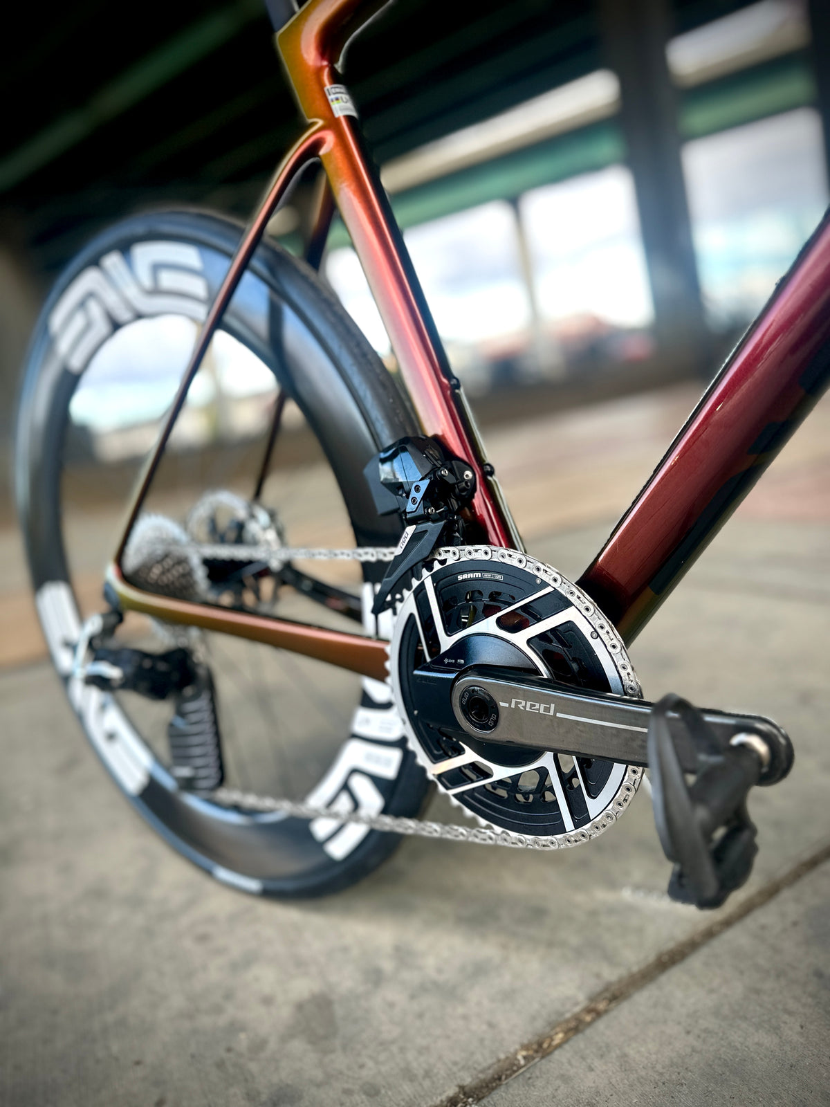 Enve Melee in Poison Apple, built at In Velo Veritas in Old Sacramento