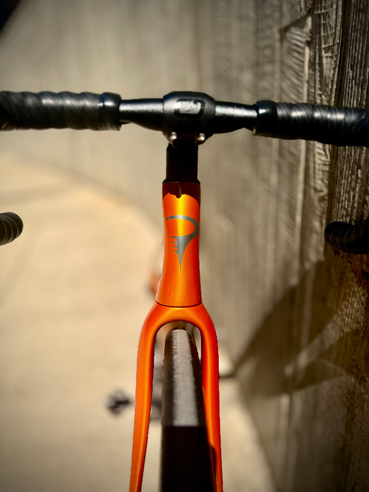 Pinarello X7 in gold, built at In Velo Veritas in Old Sacramento