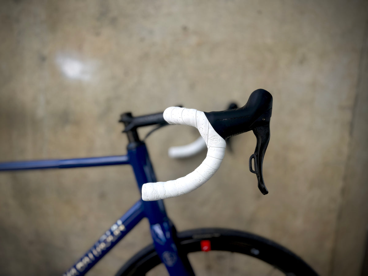Battaglin Siena in blue, built at In Velo Veritas in Old Sacramento